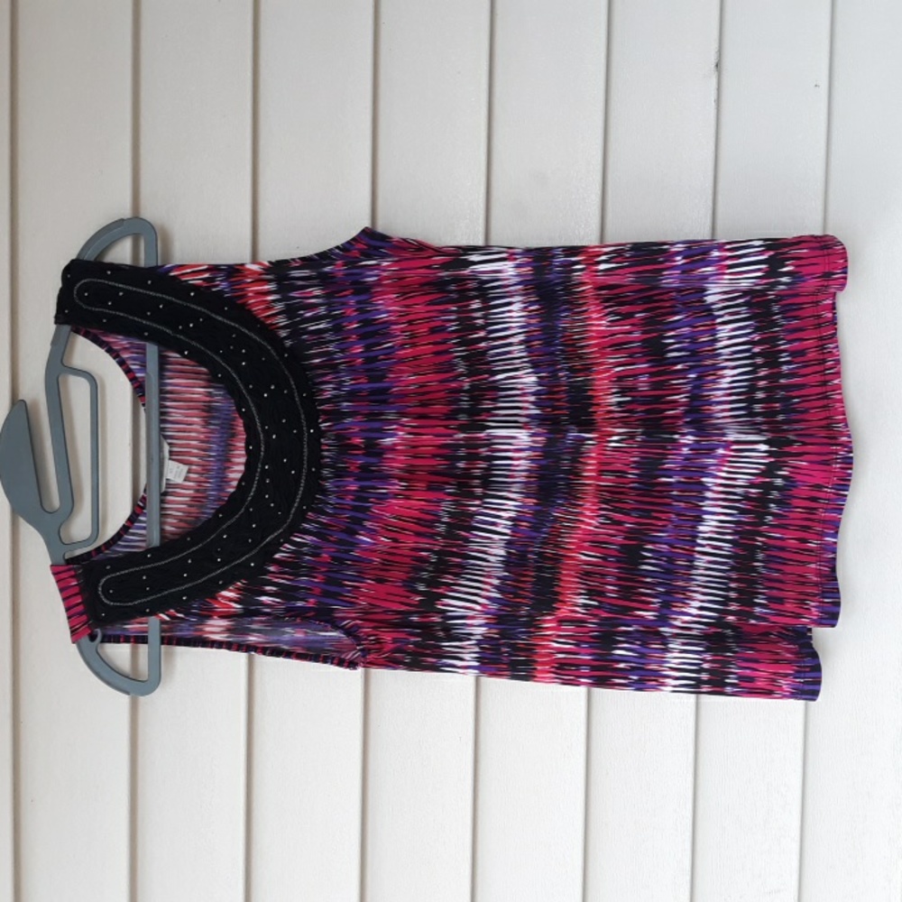 Laura ashley print top size xl